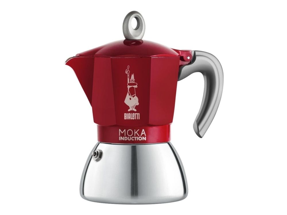 Bialetti Moka Induktion Rød 2 Kop Edition 2.0