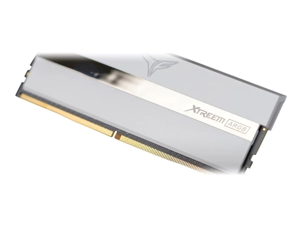 T-Force Xtreem ARGB White - DDR4 - sats - 16 GB: 2 x 8 GB - DIMM 288-pin -  3200 MHz / PC4-25600 - CL14 - 1.35 V - ej buffrad - icke ECC - vit