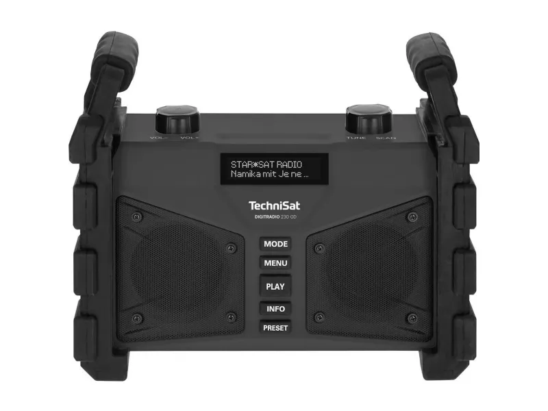 TechniSat DIGITRADIO 230 OD, Tragbar, Analog & Digital, DAB+, FM, 87,5 -  108 MHz, 12 W, LCD