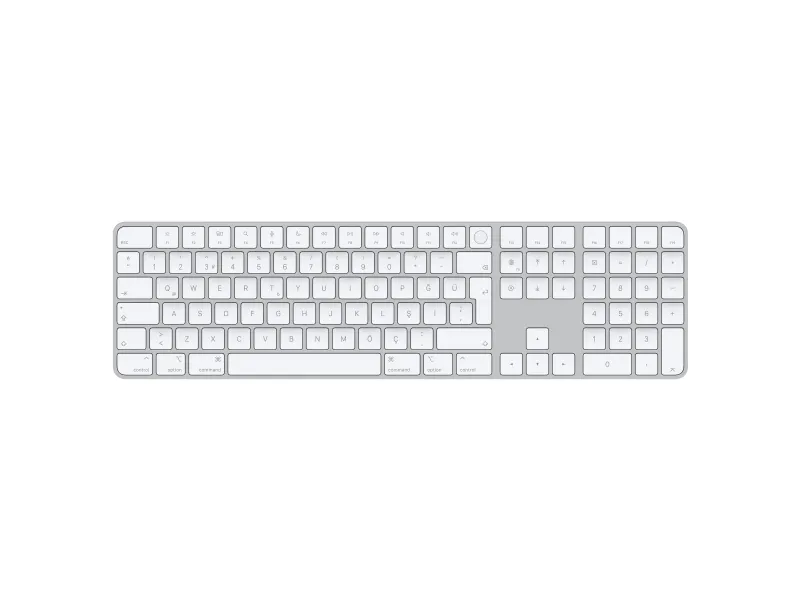Apple Magic Keyboard with ID and Numeric - Tastatur - Bluetooth, USB-C - QWERTY - tyrkisk