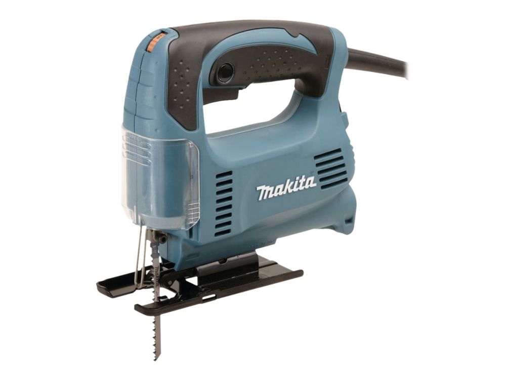 Makita 4327J, Schwarz, Blau, 45°, 6,5 cm, 6 mm, AC, 450 W 