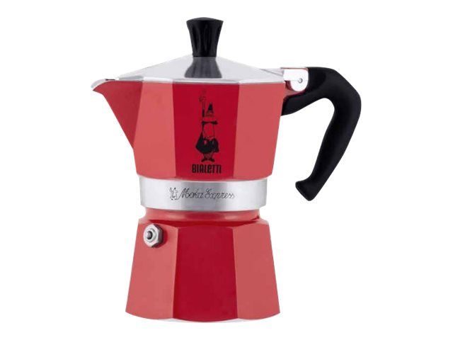 Bialetti Moka Express Rot, Espressokocher Für 1 Tasse