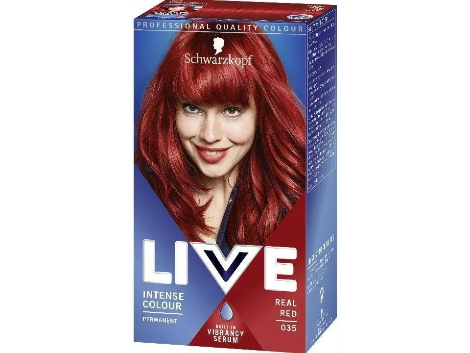 035 REAL RED Hair Dye by LIVE