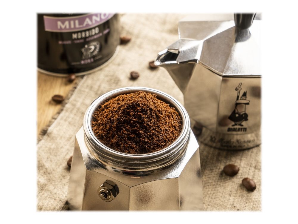 Bialetti Moka Express, Mokka-Kanne, 0,06 L, Aluminium, Schwarz, Aluminium, 1 Tassen, Moka Express