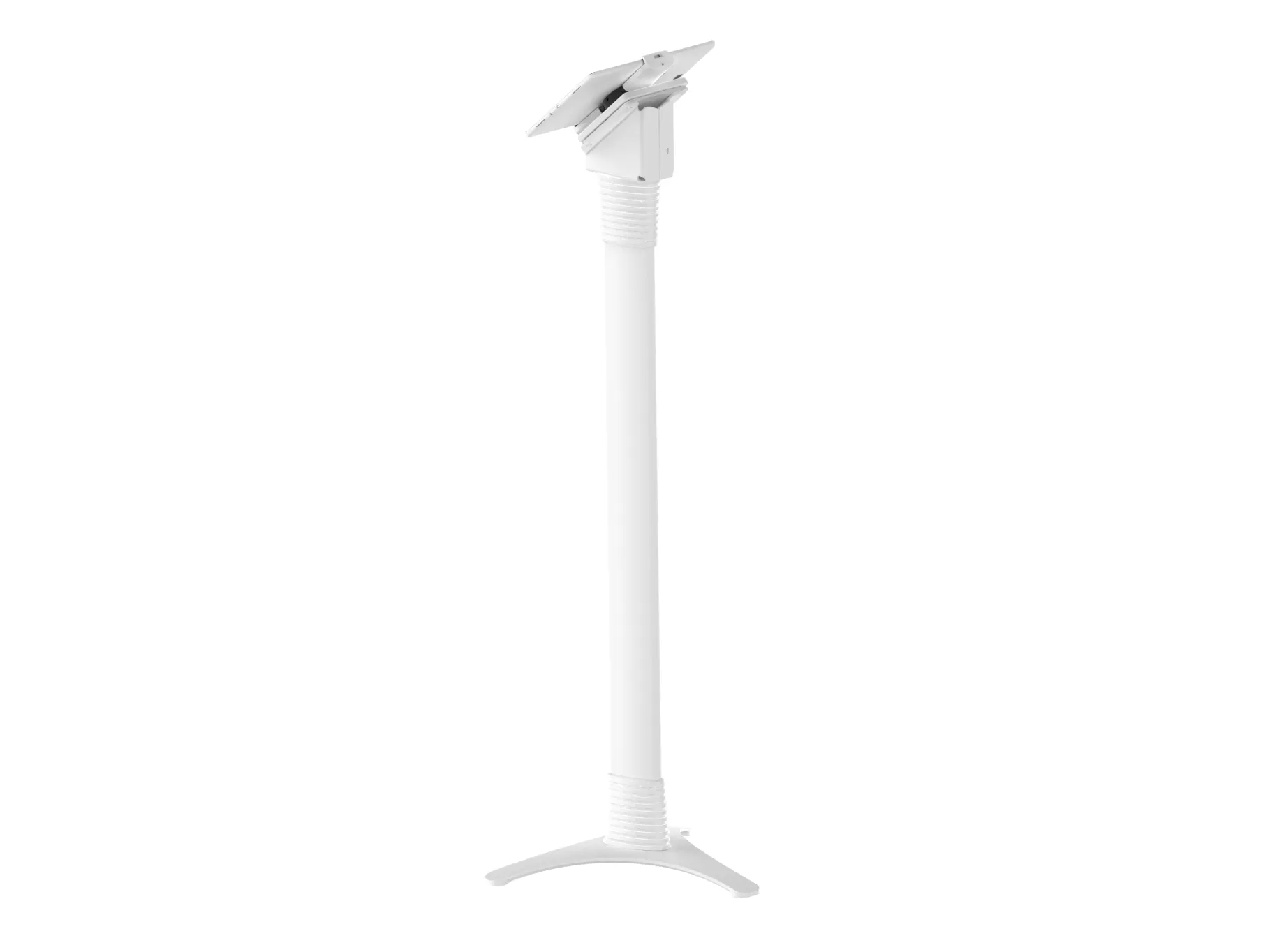 Compulocks Universal Tablet Cling Portable Floor Stand - Ständer - für  Tablet - abschließbar - hochglänzendes Aluminium - weiß - Bildschirmgröße:  bis zu 13 - bodenstehend