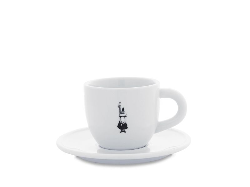 Bialetti Y0tz099, Eins/Eine , 240 L, Weiß, Porzellan, Cappuccino, Rund