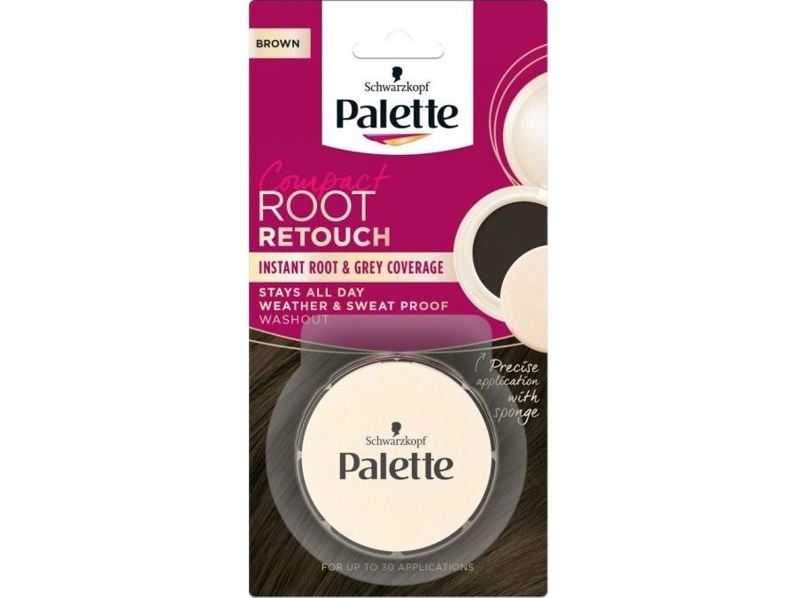 PALETTE_Compact Root Retouch compact,temporary touch-up concealer for touching up roots Brown 3g