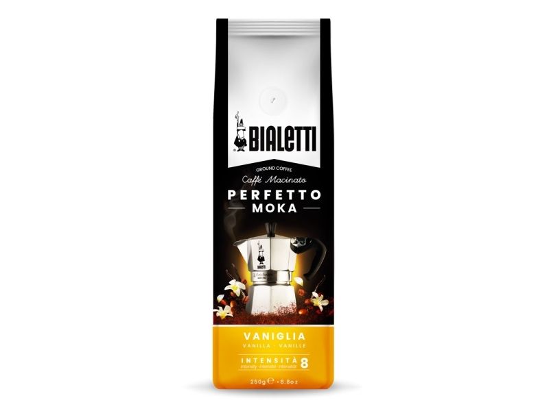 Bialetti Perfetto Moka Vanille, 250 G, Medium Ristet, Taske