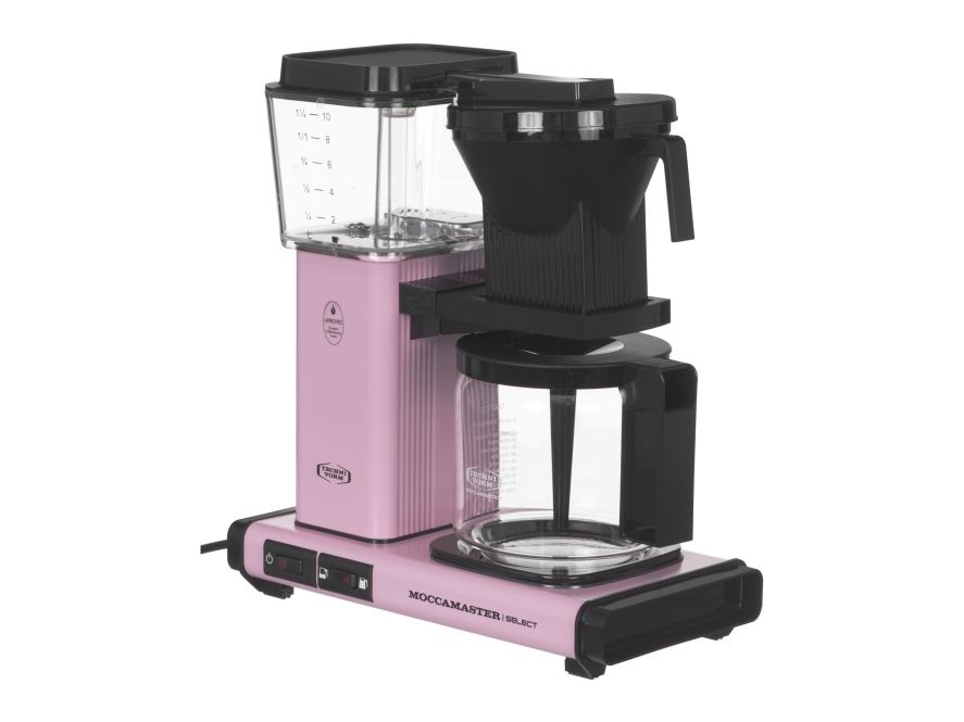 Moccamaster Kbg Select, Filterkaffeemaschine, 1,25 L, Gemahlener Kaffee, 1520 W, Schwarz, Pink