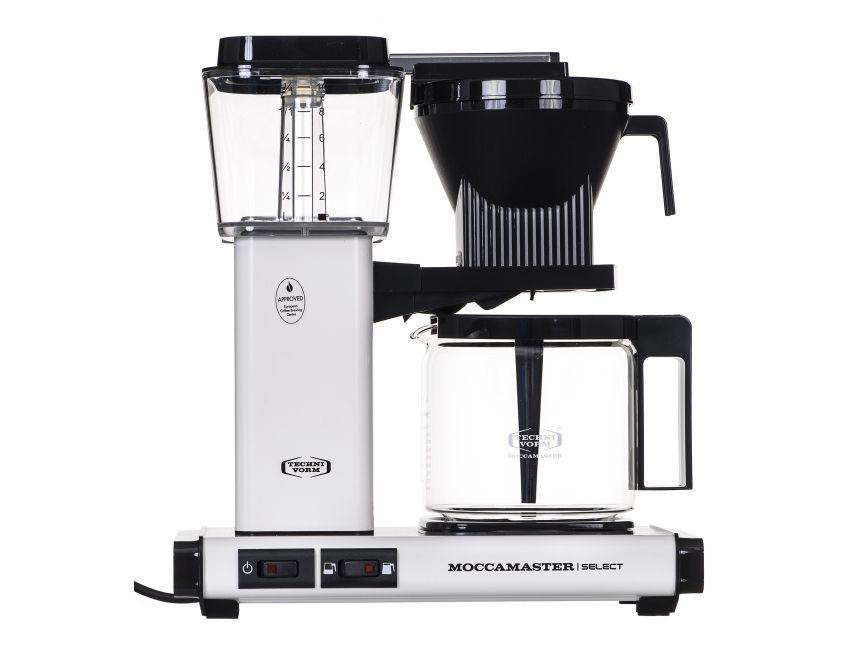 Moccamaster Kbg Select, Filterkaffeemaschine, 1,25 L, Gemahlener Kaffee, 1520 W, Weiß
