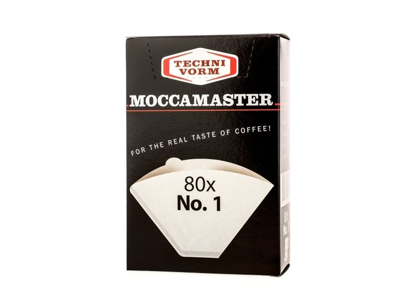 Moccamaster 85090, Kaffeefilter, Moccamaster, Weiß, Papier, 80 Stück(E)
