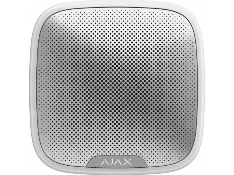 Ajax Streetsiren, Trådløs Sirene, Indendørs/Udendørs, 1500 M, 868 - 868.6 Mhz, 180 Sek./Side, 113 Db