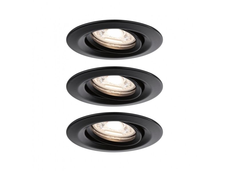 Paulmann 93083 Nova Mini Led-Einbauleuchte Led (Rgb) 12 W Schwarz