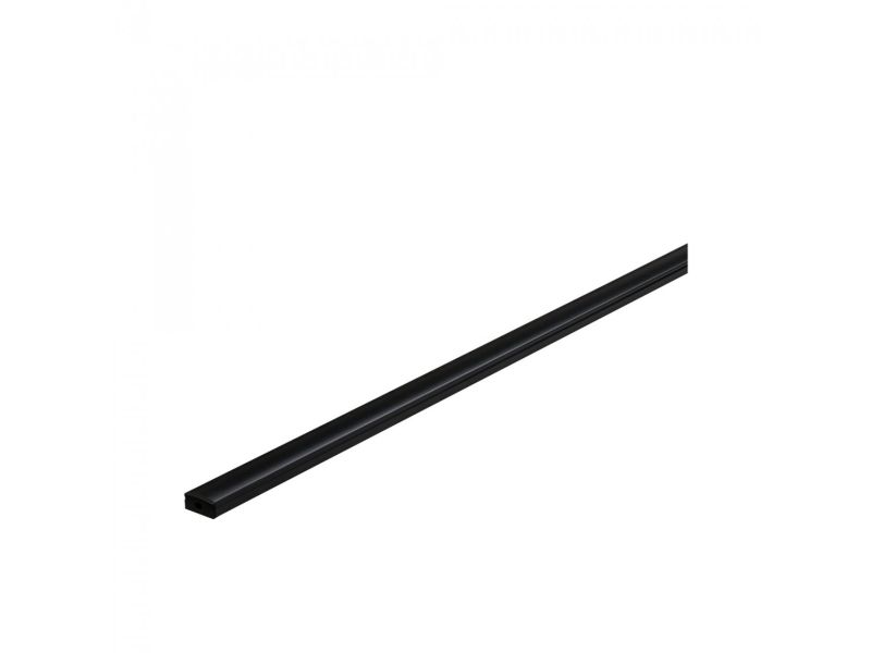 Paulmann Base, Modulares Profil, Schwarz, Aluminium, Kunststoff, 1000 Mm, 9 Mm, 17 Mm