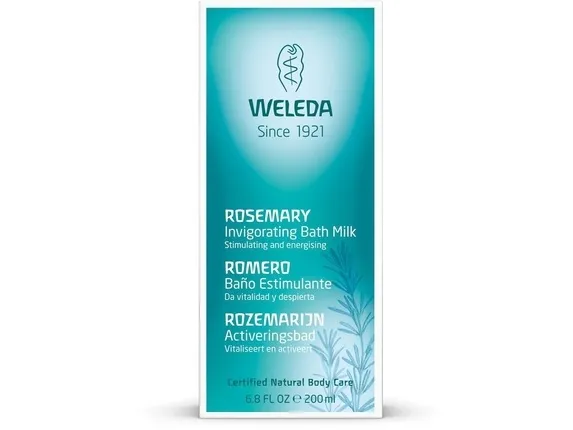 Weleda Rosemary Invigorating Bath Milk - Dame - 200 ml