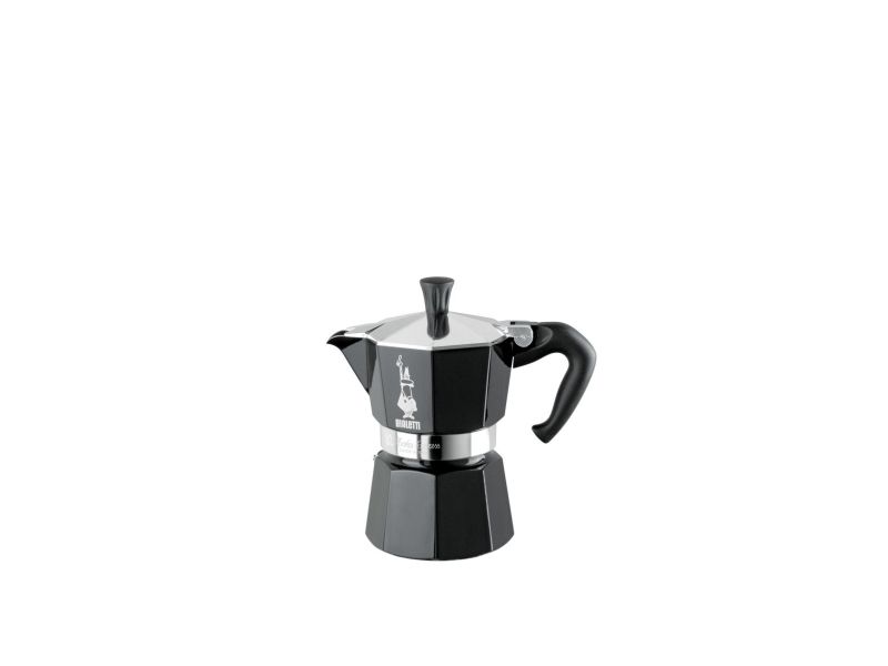 Bialetti Moka Express, Mokka-Kanne, Schwarz, Aluminium, 6 Tassen, Ce, 1 Stück(E)