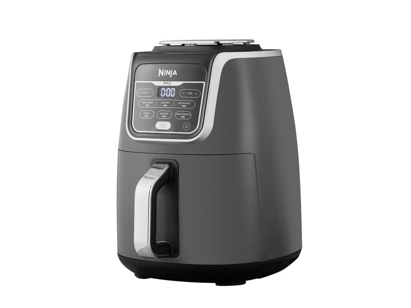 Ninja Af160, Varmluftsteger, 5,2 L, 1 Kg, 6 Person(En), Enkelt, Grå