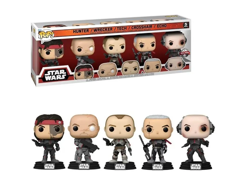 贅沢品 Funko POP! スターウォーズ バッド・バッチ アンマスク5pack