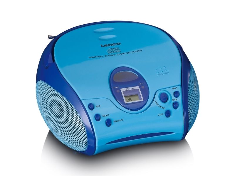 Lenco Scd-24Bu Kids, Tragbar, Fm, Automatischer Suchlauf, 4 W, 60 Db, Lcd