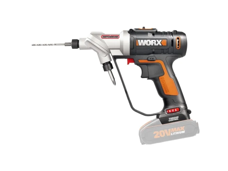 WORX WX176.9 Pistolgreb boremaskine 6 35 mm 1500 rpm 3 cm 1