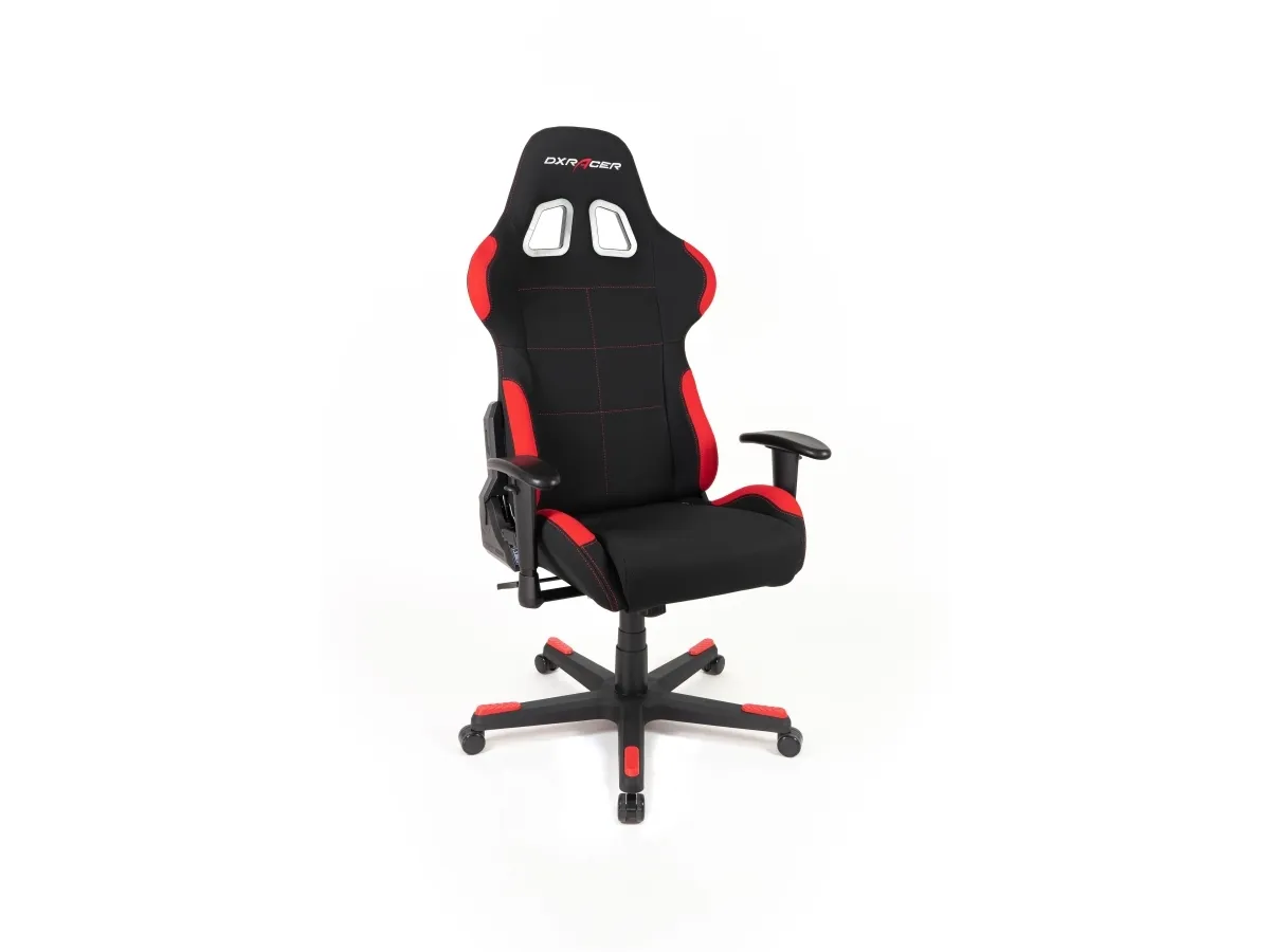DXRacer OH/FD01/NR, PC-Gamingstuhl, 91 kg, Netz-Sitz, Gepolsterte  Rückenlehne, Schwarz, Kunststoff | Stühle