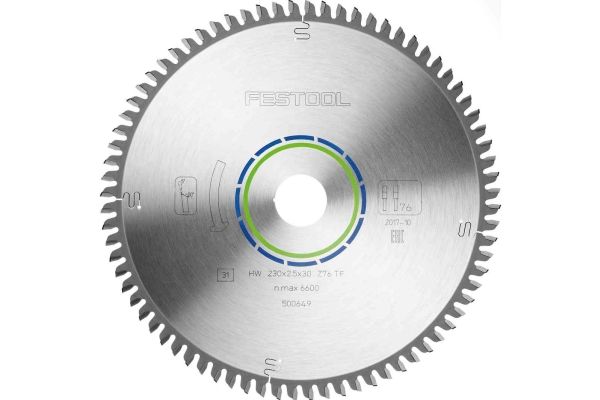 Festool Aluminium/Kunststoff Hw 230X2,5X30 Tf76, Aluminium, Kunststoff, 23 Cm, 2,5 Mm, Festool, Hk 85, 1 Stück