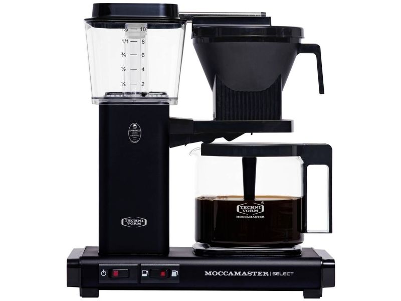 Moccamaster Kbg 741 Ao, Filterkaffeemaschine, 1,25 L, Gemahlener Kaffee, 1520 W, Schwarz