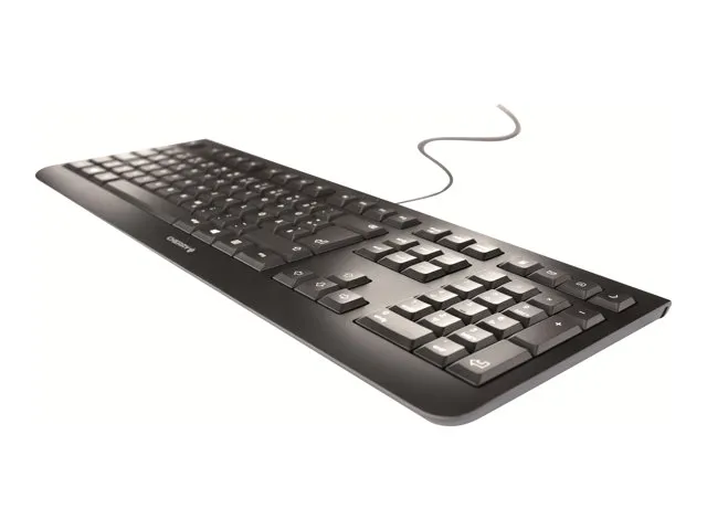 CHERRY KC 1000, Volle Größe (100%), Kabelgebunden, USB, QWERTY, Schwarz | Mechanische Tastaturen