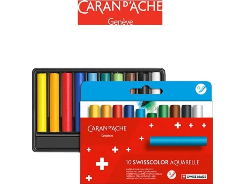 Caran d Arche Watercolor wax crayons CARAN D ACHE Swisscolor