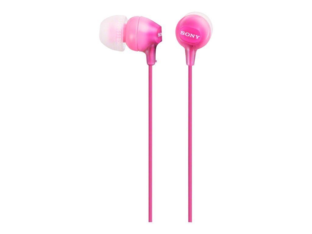 Sony Mdr-Ex15ap, Kabelgebunden, 8 - 22000 Hz, Anrufe/Musik, 3 G, Kopfhörer, Pink
