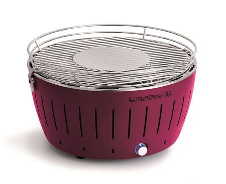 Lotusgrill Holzkohle-Gartengrill Xl 40 Cm X 40 Cm Lila