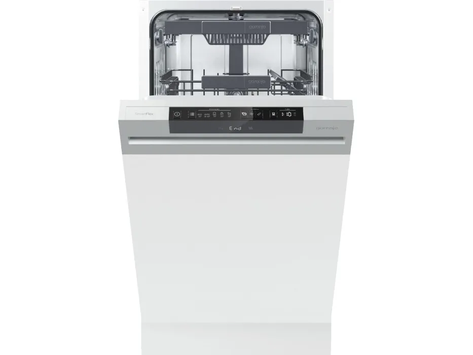 Gorenje SmartFlex GI561D10S - Opvaskemaskine til indbygning Niche - bredde: 45 cm - dybde: 58 cm - højde: 82 cm