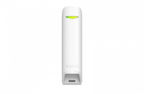 Ajax Motionprotect Curtain, Væg, Indendørs, Hvid, Ip54, 90°, Passiv Infrarød (Pir) Sensor
