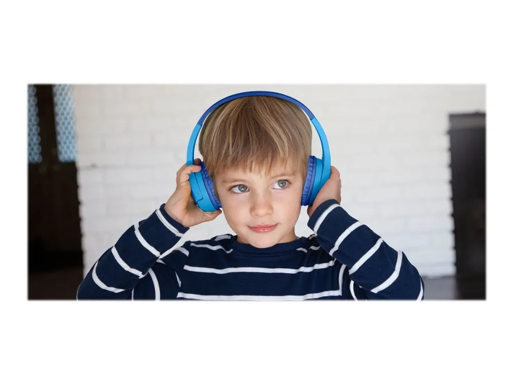 Belkin SoundForm Mini, Kabelgebunden, Anrufe/Musik/Sport/Alltag, Kopfhörer,  Blau
