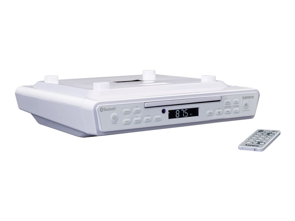 Lenco Kcr-150, Wandverteiler, Digital, Fm, Lcd, 10 M, Weiß