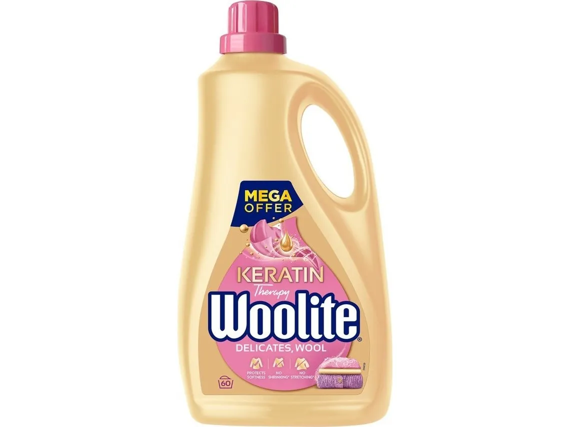 Woolite - Vaskemiddel - Fint Tøj, Keratin 3.6L