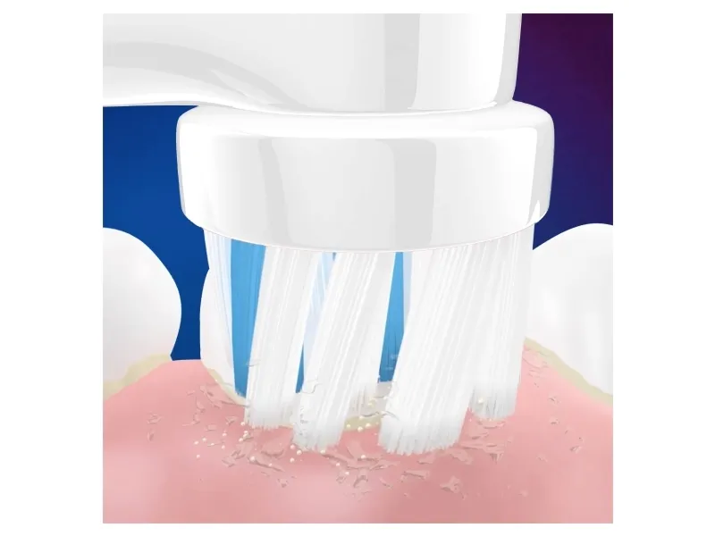 Oral-B Frozen II, Barn, Roterende tandbørste, Sensitiv, Hvid, 2 min, blød