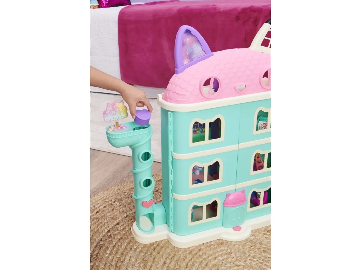 Gabby's Dollhouse, Purrfect Dollhouse with 2 Toy Figures, 8