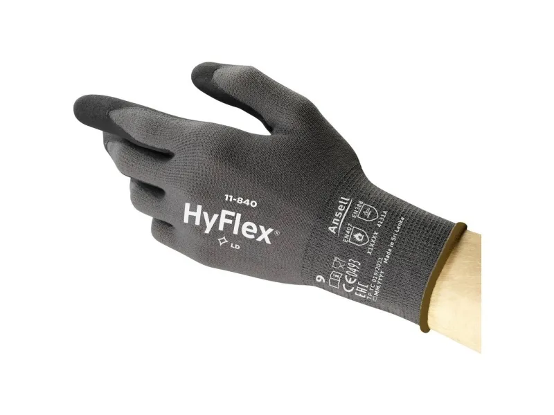 Ansell HyFlex® 11840R080-1P Nylon , Spandex® Arbejdshandske Størrelse ( handsker): 8 388:2016, EN 420-2003, EN 407:2020, EN 388-2003, EN EN