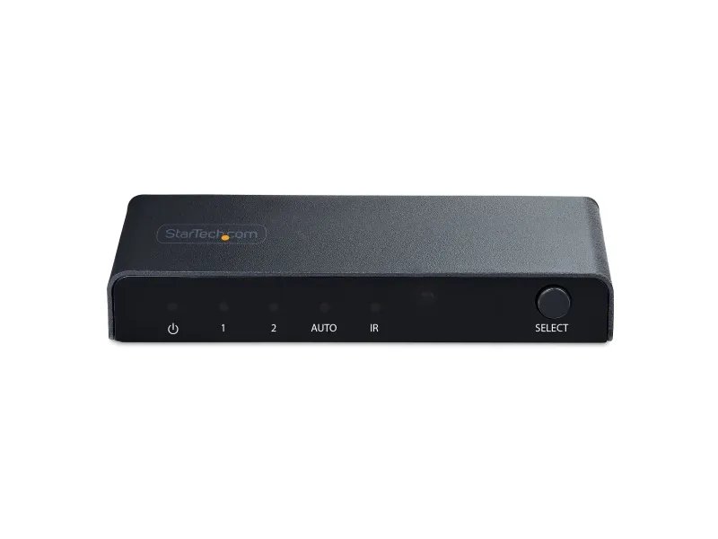 StarTech 2-port 8k Switch, 2.1 Switcher 4k 120hz Hdr10+, 8k 60hz Uhd, 2 In  1 Out, Auto/manual Switching, Power Adapter/remote Included (2PORT-HDMI- SWITCH-8K)