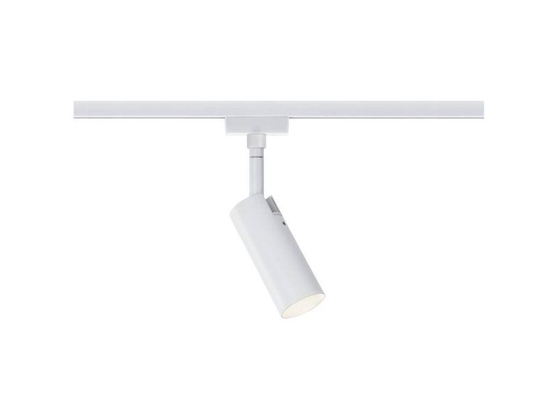 Paulmann Tubo Individual Spot, Skinnebelysningsspot, 1 Pære(R ), Led, 3000 K, 190 Lm, Hvid