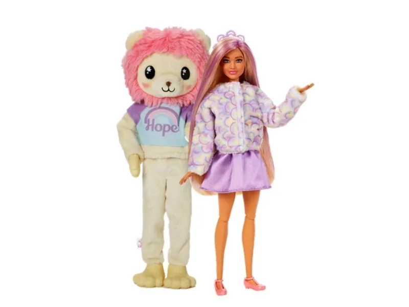 Barbie Cutie Reveal Cozy Cute Tees Lion Doll