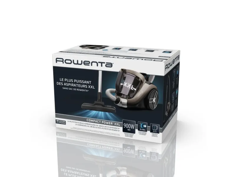 ▷ Rowenta Compact Power XXL RO4B50 2.5 L Cylinder vacuum Dry 900 W Bagless