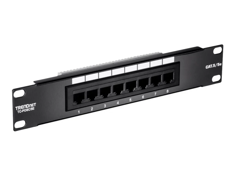 8 port deals cat5e patch panel