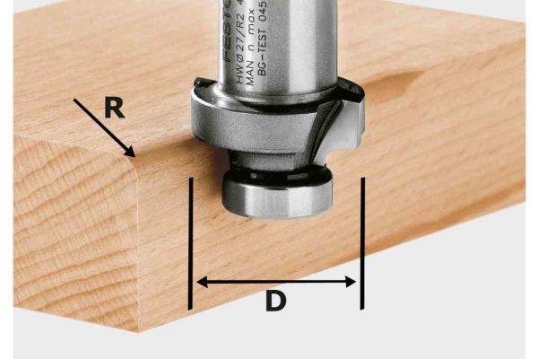 Festool 490093, Keilnut-Schneider, Holz, 2,7 Cm, Satinierter Stahl