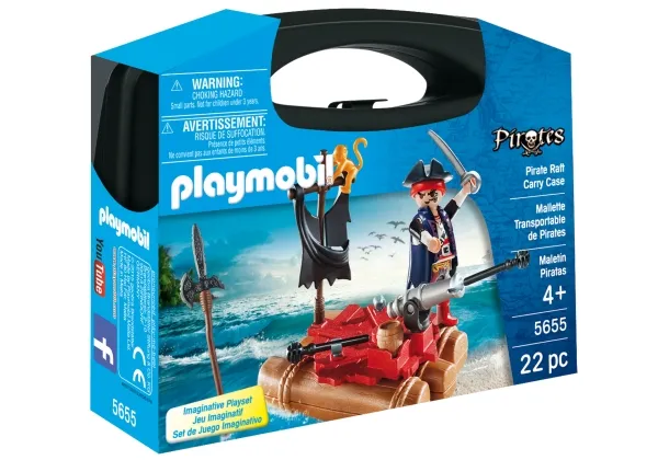 Playmobil Pirate Raft Carry Case Playset