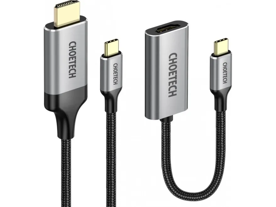 Choetech kit adapter HUB USB Type C - HDMI 2.0 (3840 x 2160 @ 60Hz