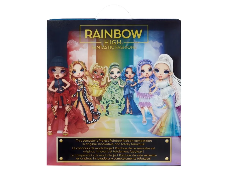 Rainbow High Fantastic Fashion Doll- Skyler (Blue), Modedocka
