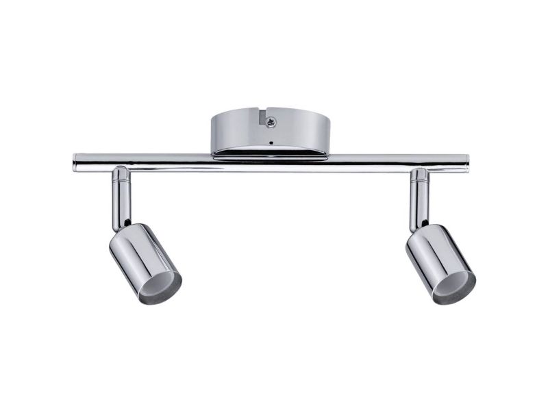 Paulmann Carolina, Skinnebelysningsspot, Gu10, 2 Pære(R ), 230 V, Krom