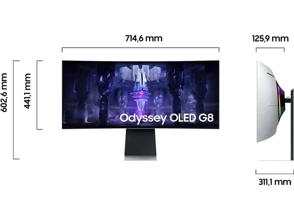 neo g8 dimensions